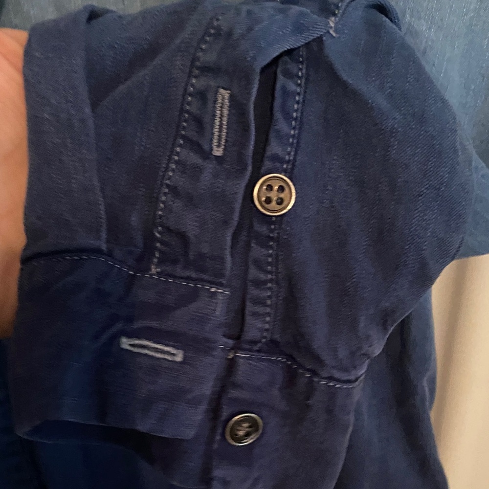 Chelsea & Theodore Blue Ombre Button Down Shirt - Picture 4 of 5